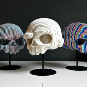 Escultura de Calaveras en Capas