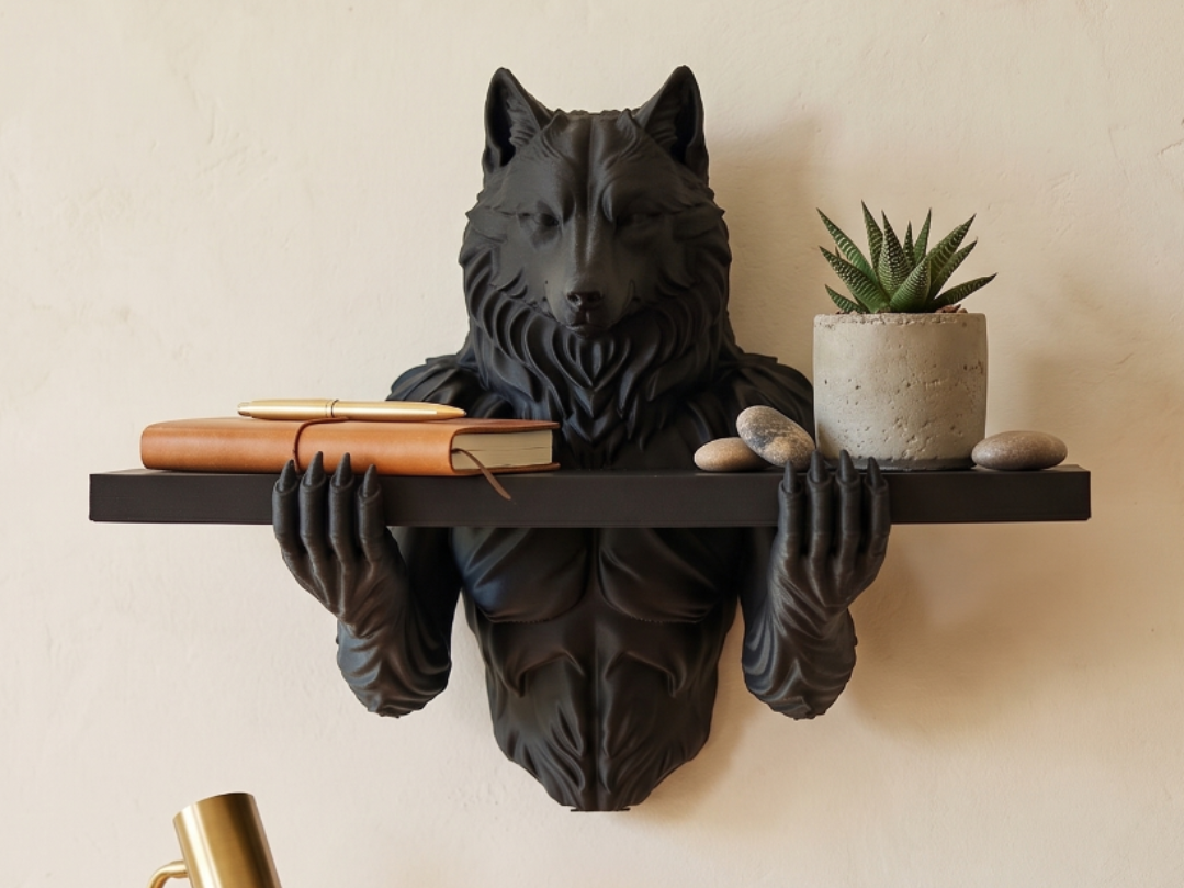 Organizador de Llaves Lobo Negro