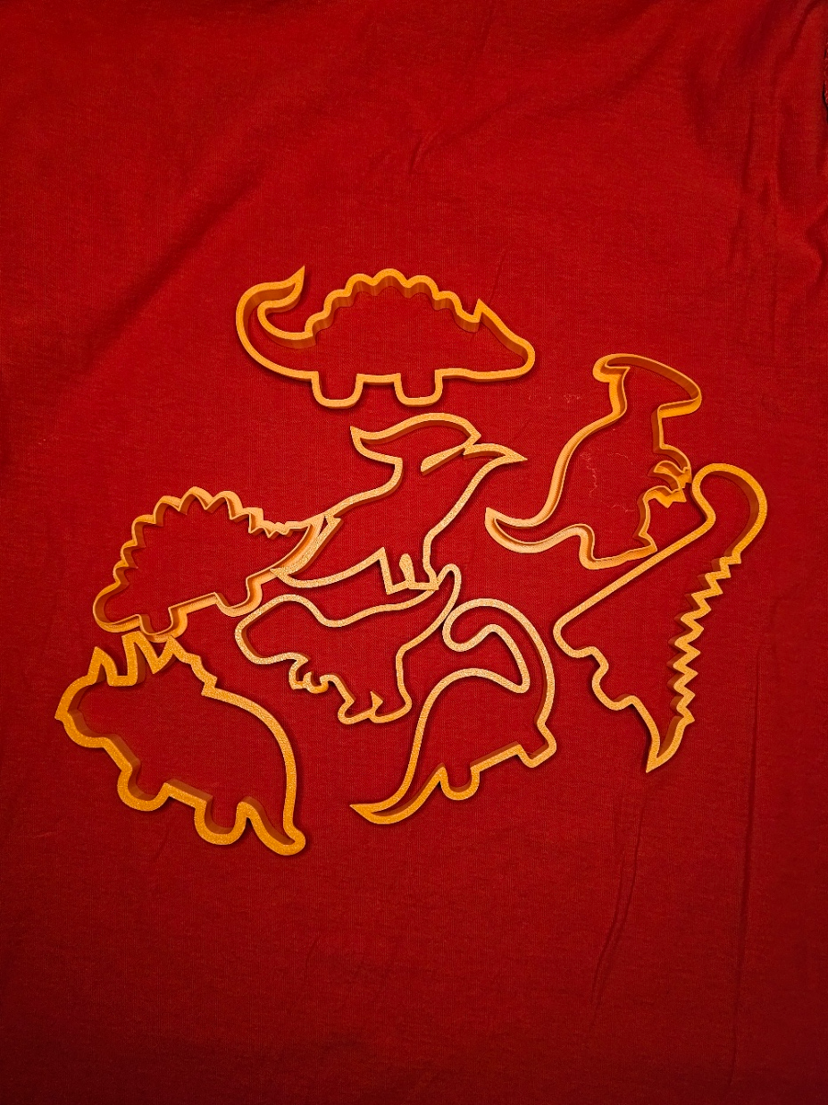 Juego de Cortadores de Galletas de Dinosaurio
