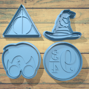 Conjunto de Cortadores de Galletas Harry Potter